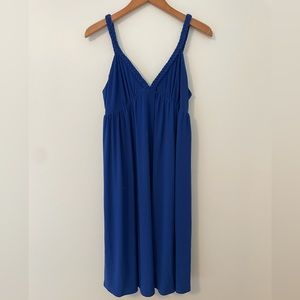 ABS by Allen Schwartz Blue Midi Dress Size M